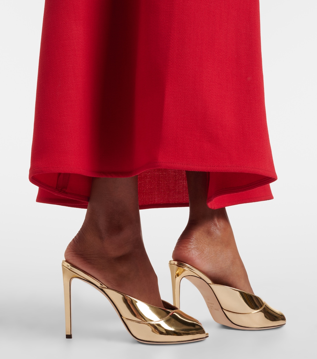 Brigitte 100 mirrored leather mules | Jimmy Choo