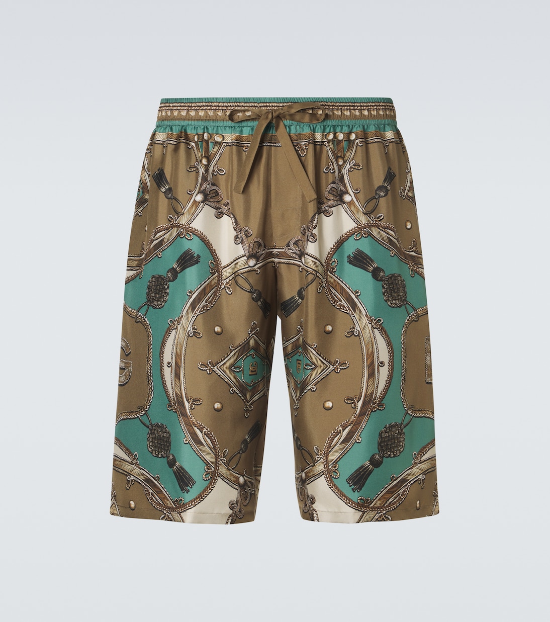 Printed silk twill shorts | Dolce&Gabbana