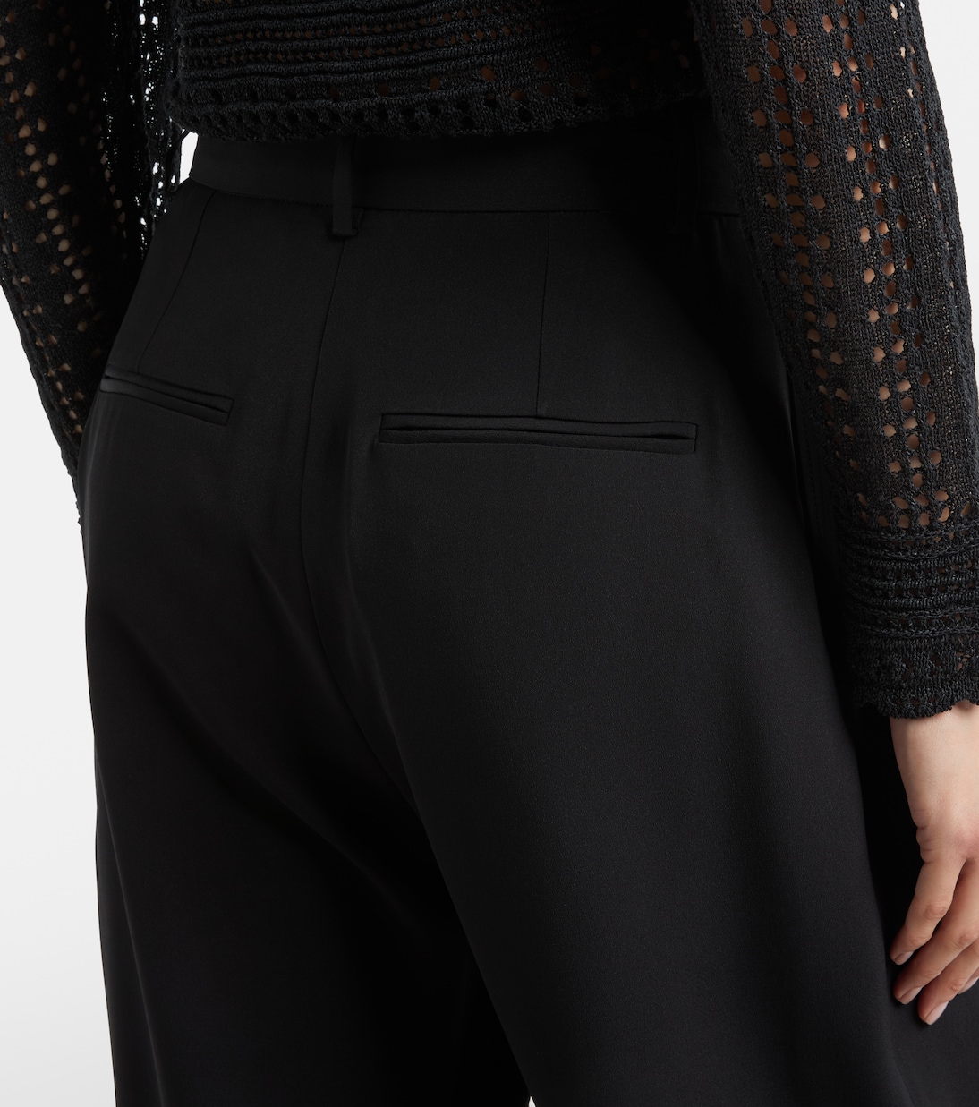 Janice high-rise crêpe wide-leg pants | Isabel Marant