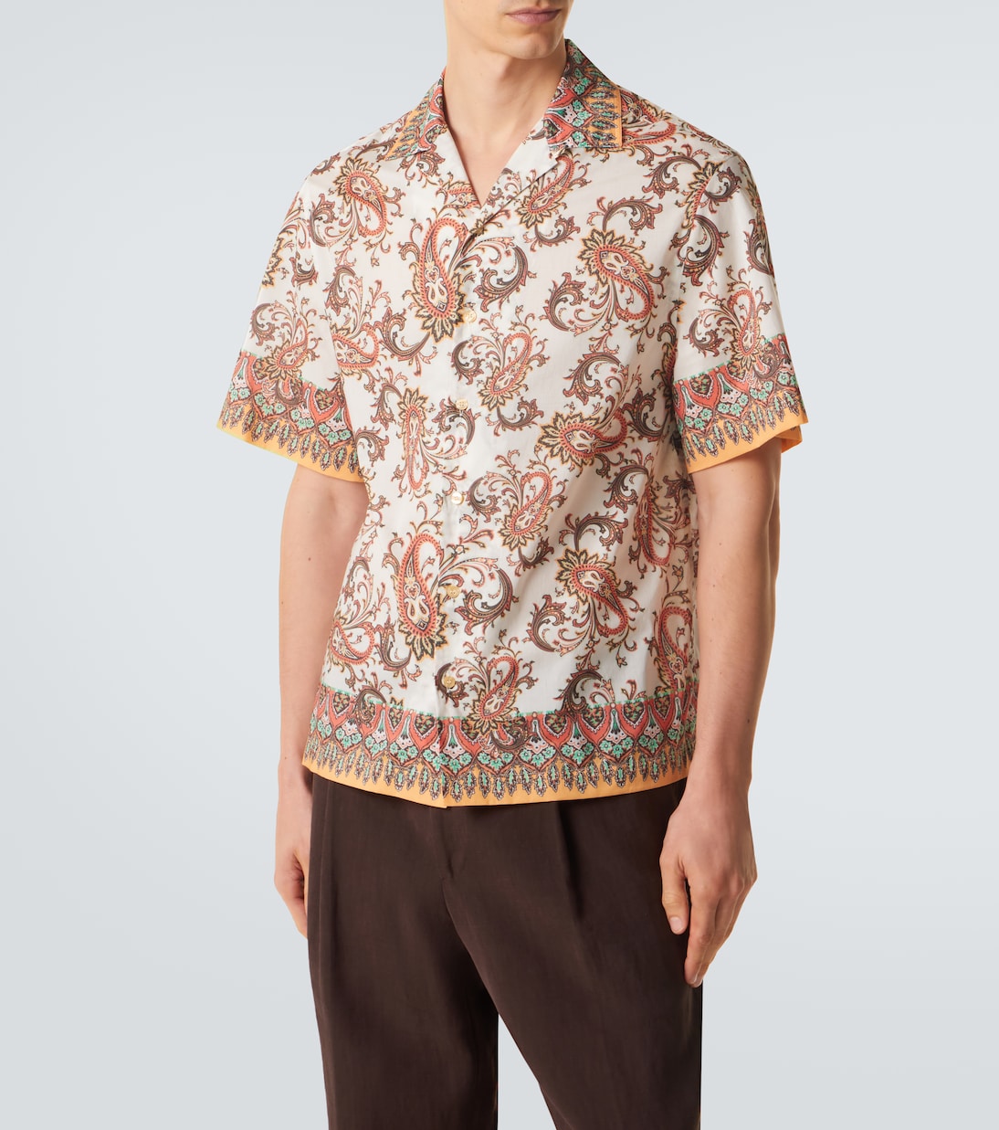 Paisley cotton bowling shirt | Etro