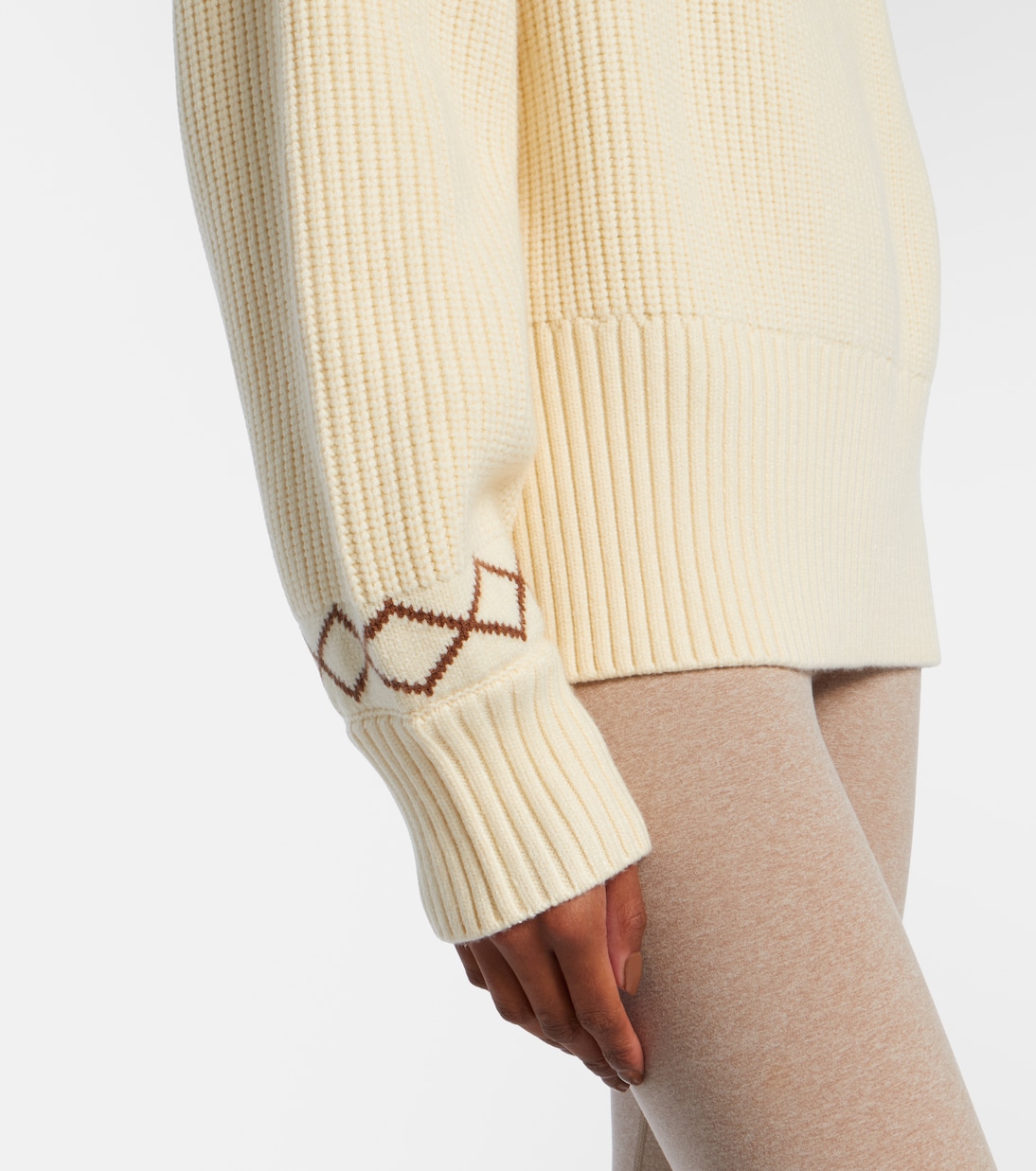 Sigrid ribbed-knit half-zip sweater | Varley