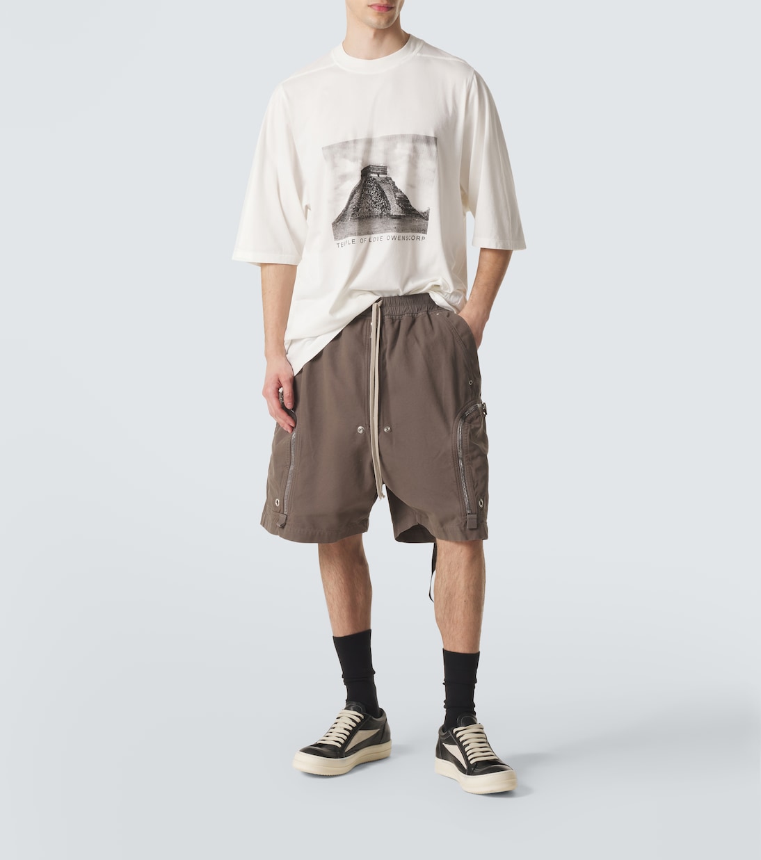 DRKSHDW cotton shorts | Rick Owens