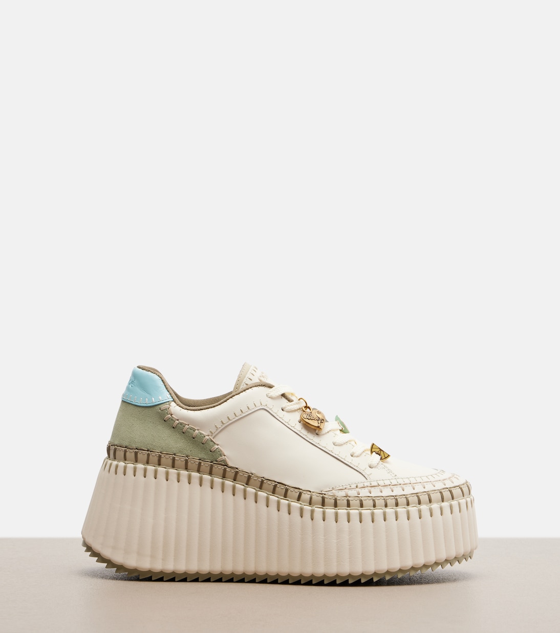 Plateau-Sneakers Nama aus Leder | Chloé