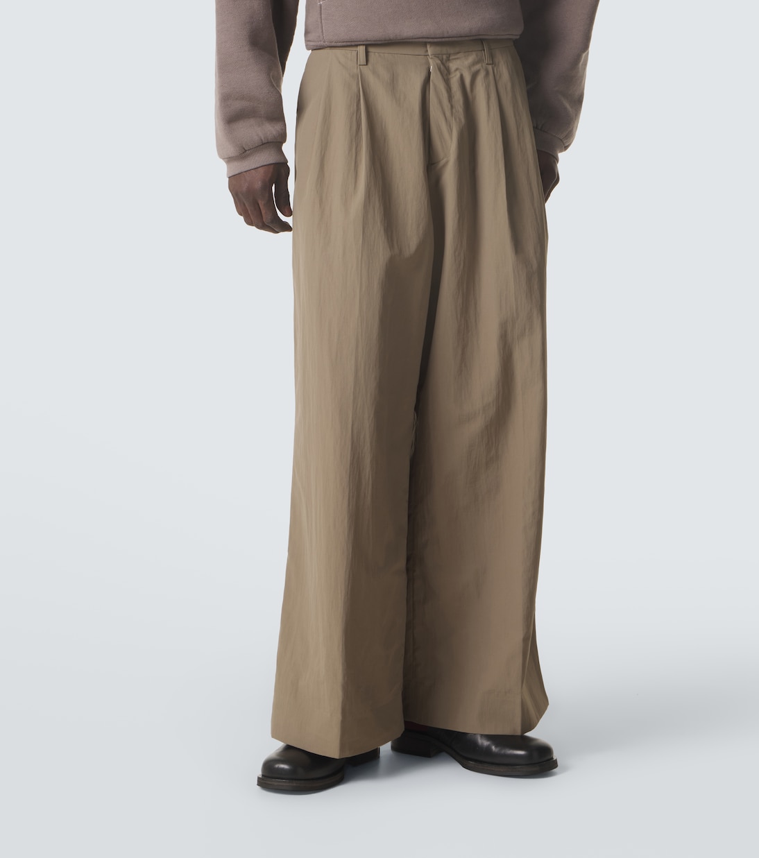 Pleated wide-leg pants | ERL