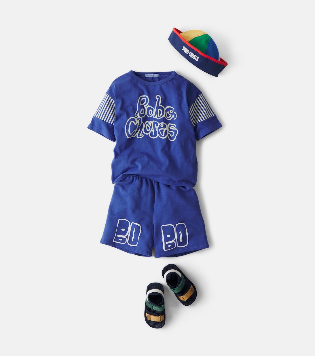 Logo cotton Bermuda shorts | Bobo Choses