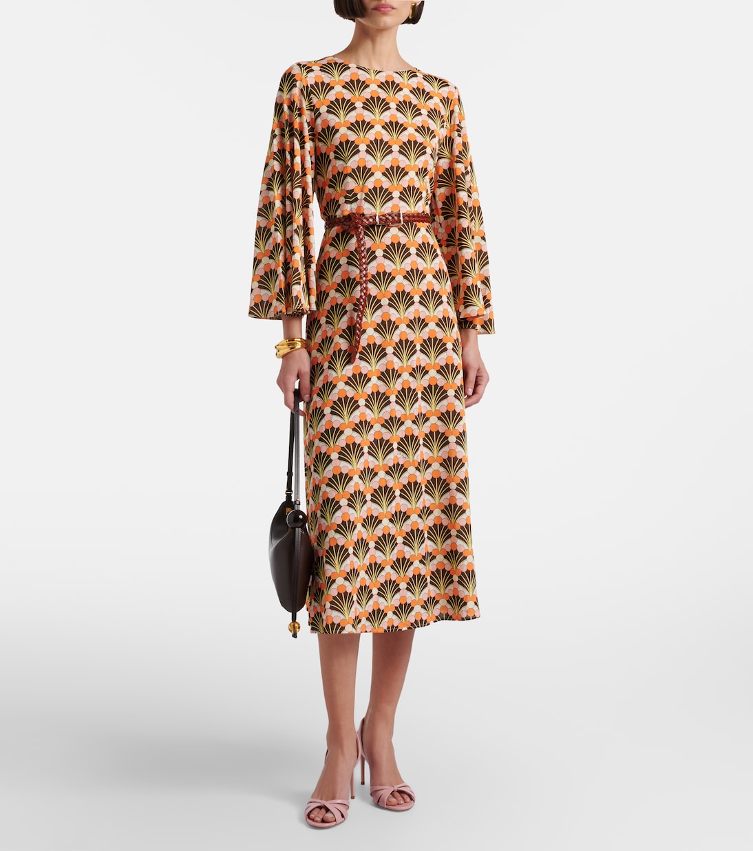 Sorella printed midi dress | La DoubleJ