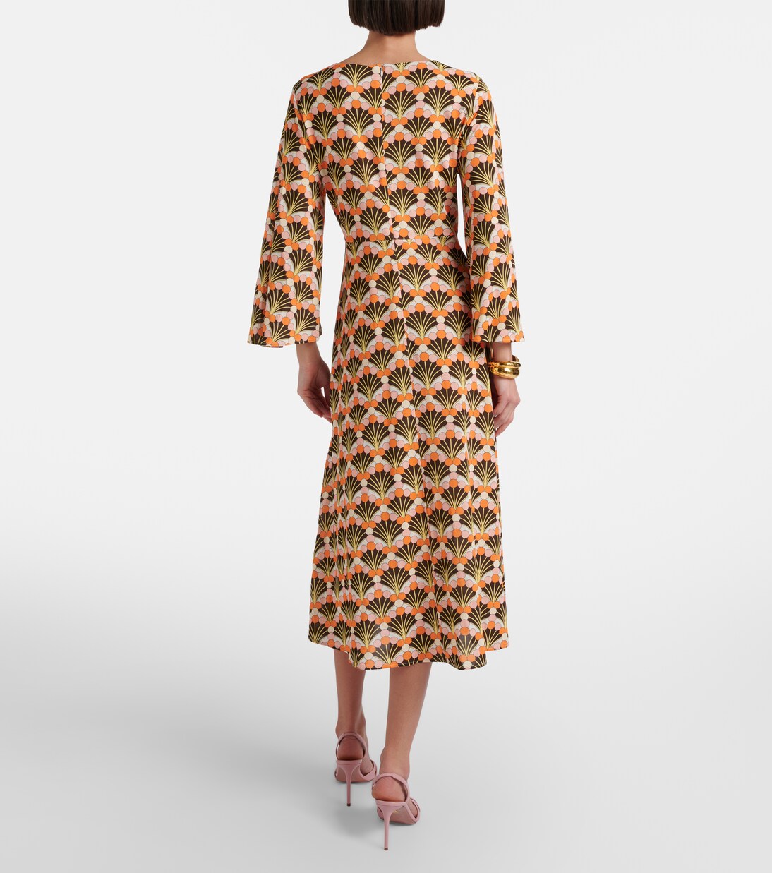 Sorella printed midi dress | La DoubleJ