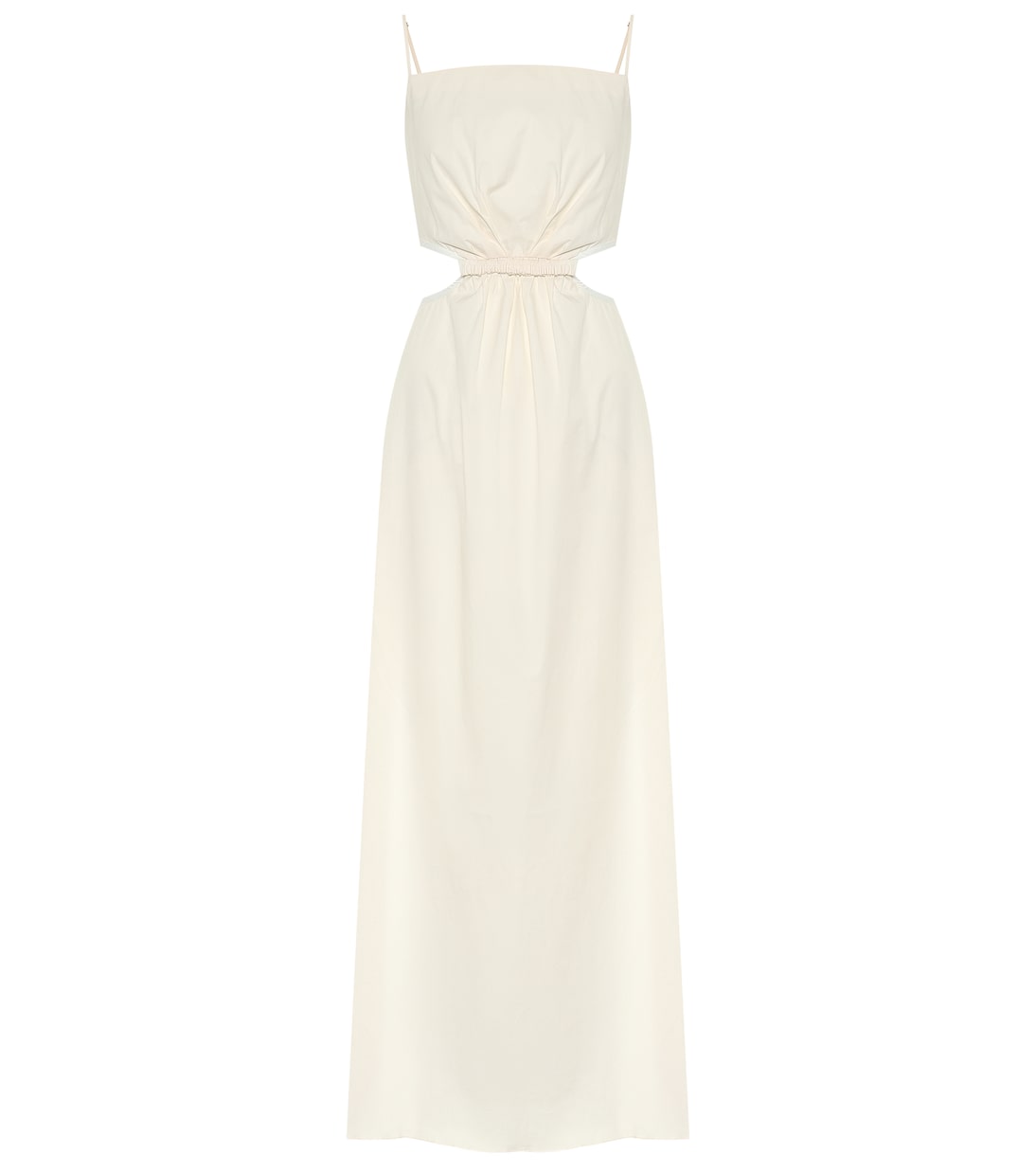 Maxikleid White Sand aus Baumwolle | Johanna Ortiz