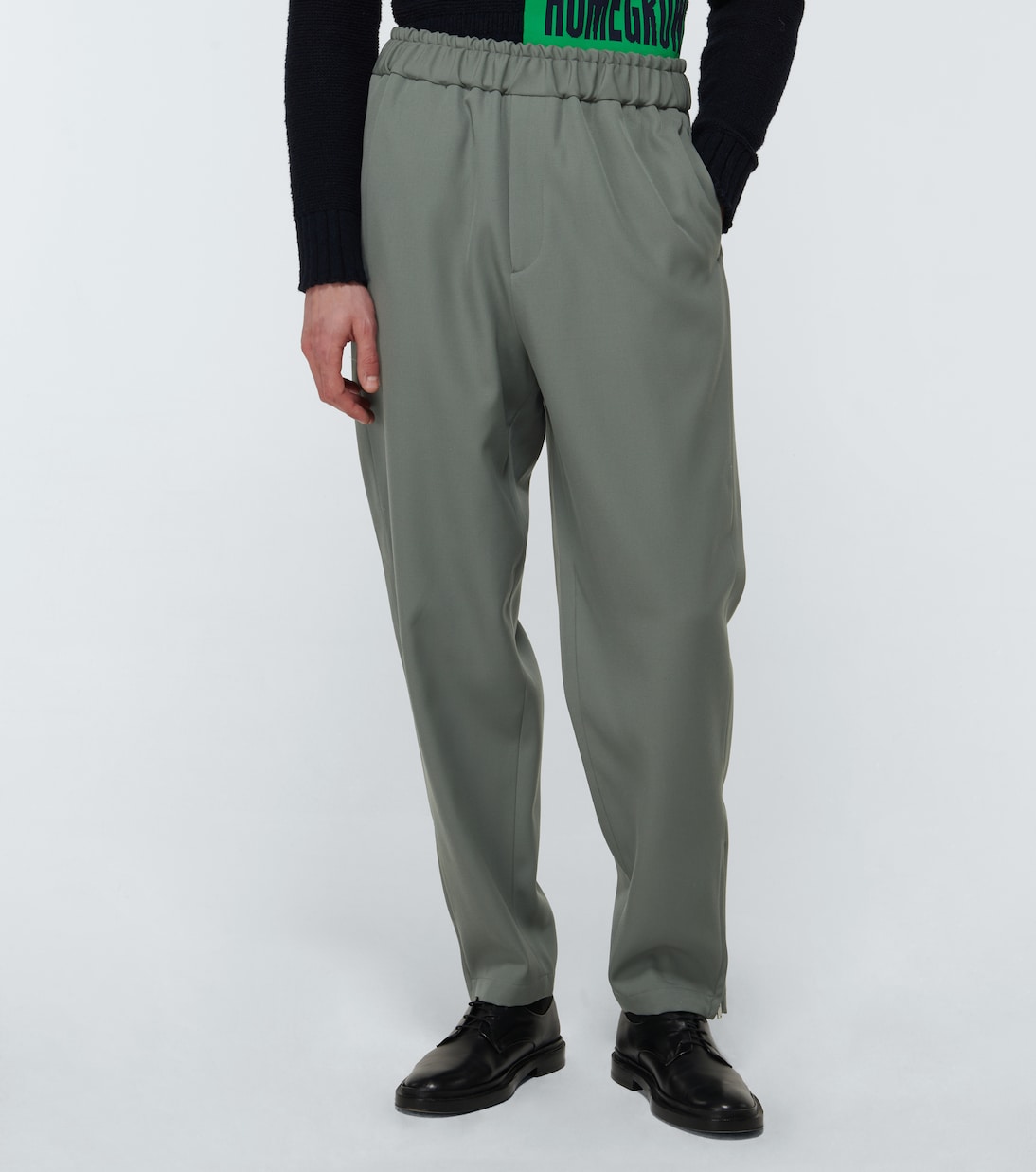Pantalones de gabardina de lana | Jil Sander