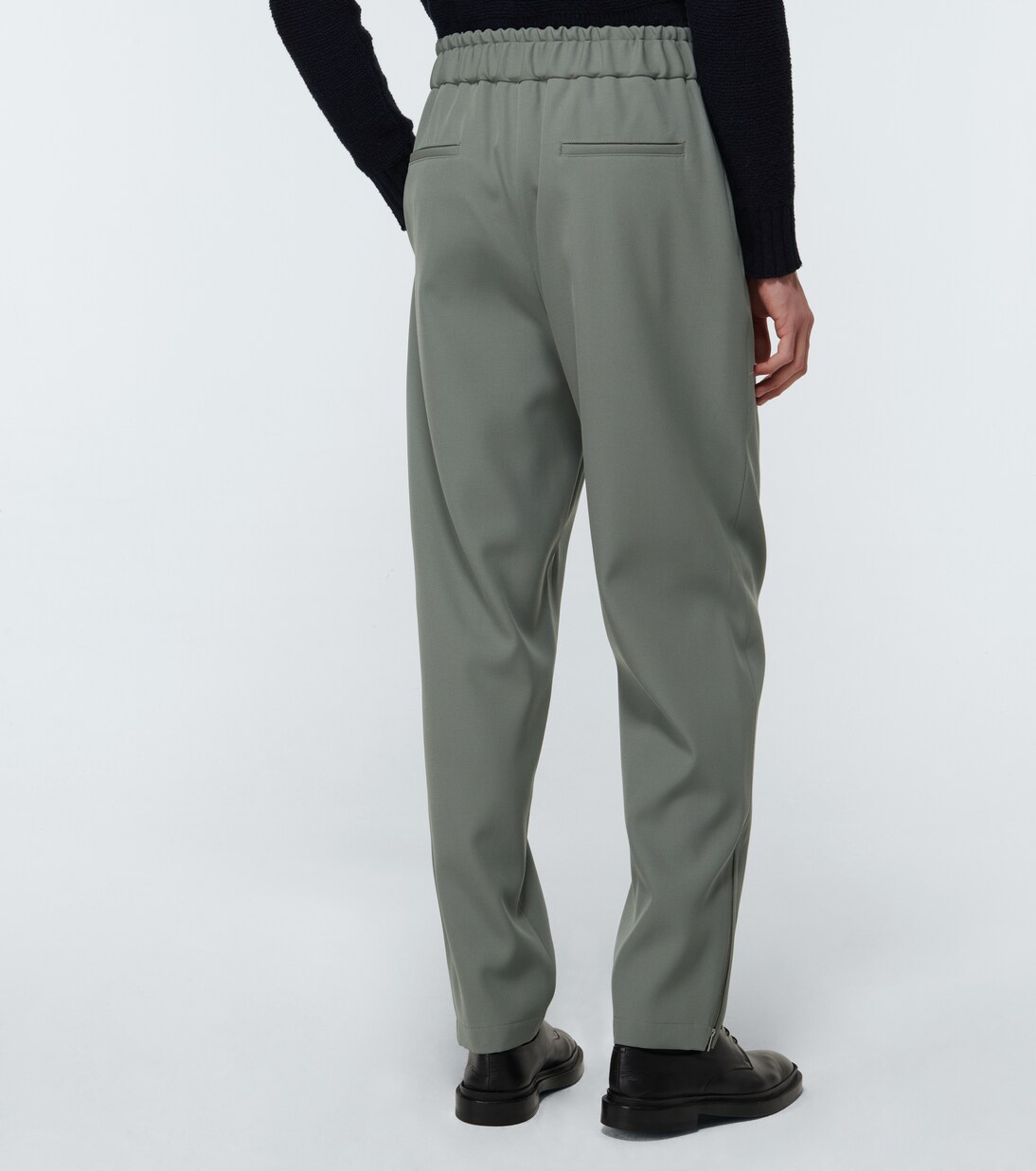 Pantalones de gabardina de lana | Jil Sander