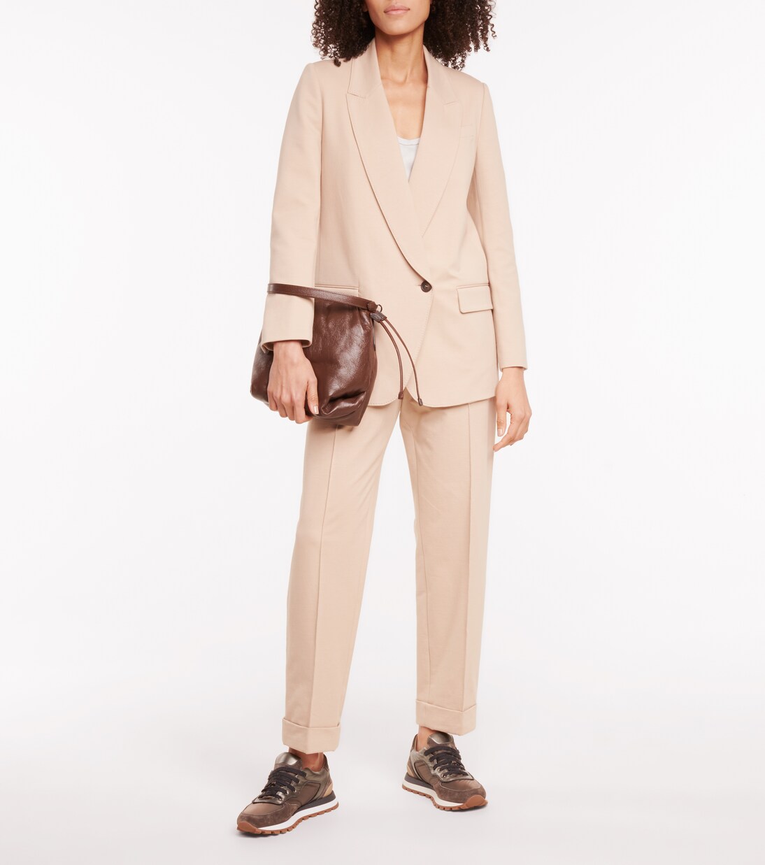 Blazer in felpa di cotone | Brunello Cucinelli