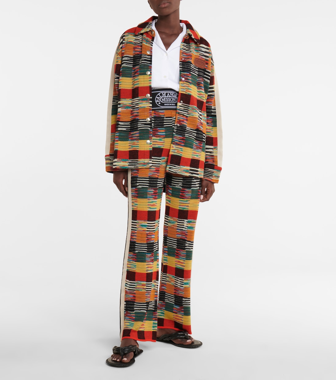 x Missoni - Camicia in maglia di lana | Palm Angels