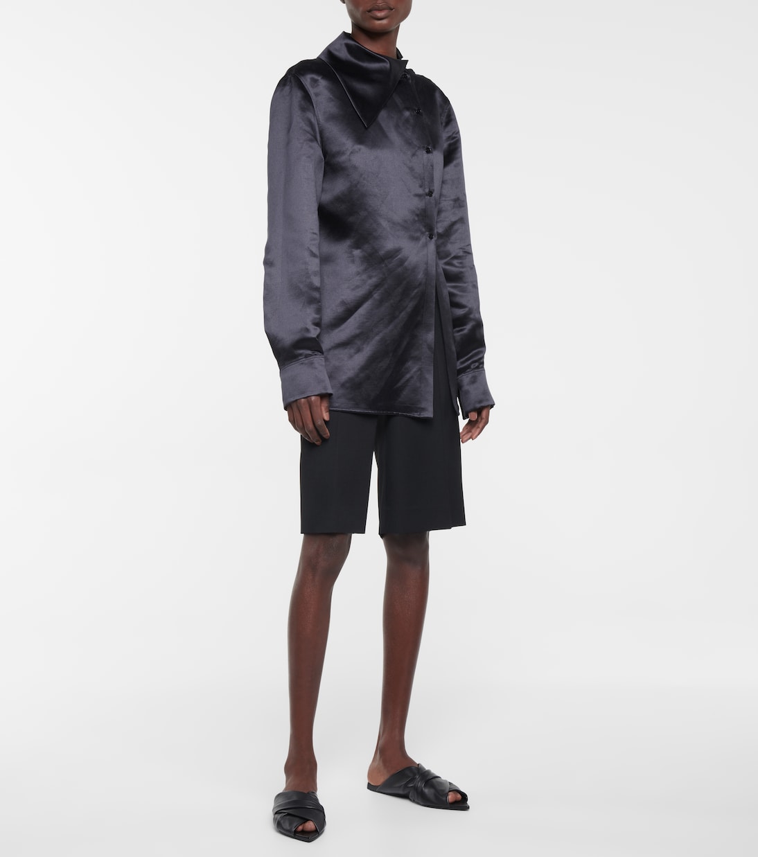 Hemd aus Satin | Jil Sander