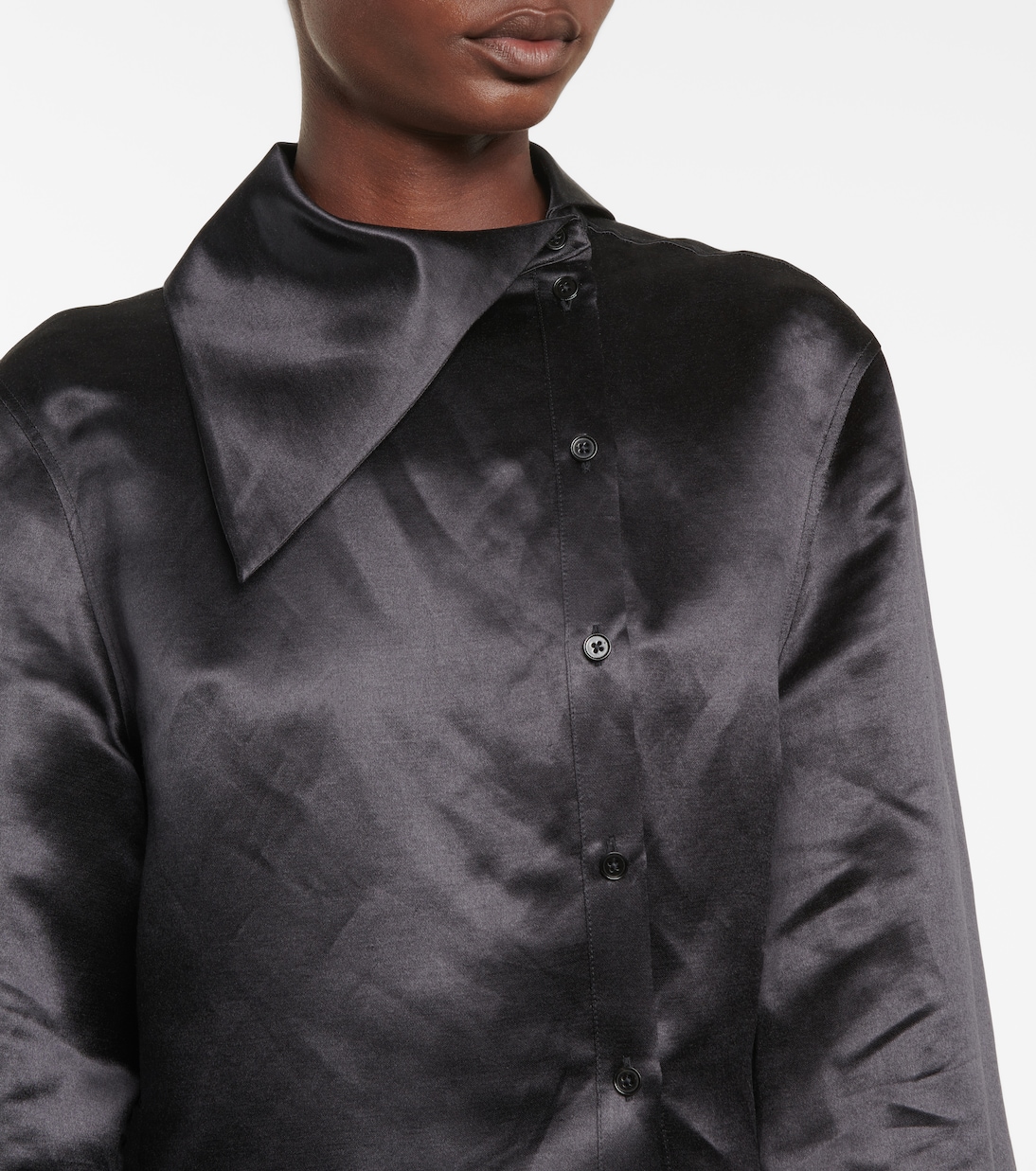 Hemd aus Satin | Jil Sander