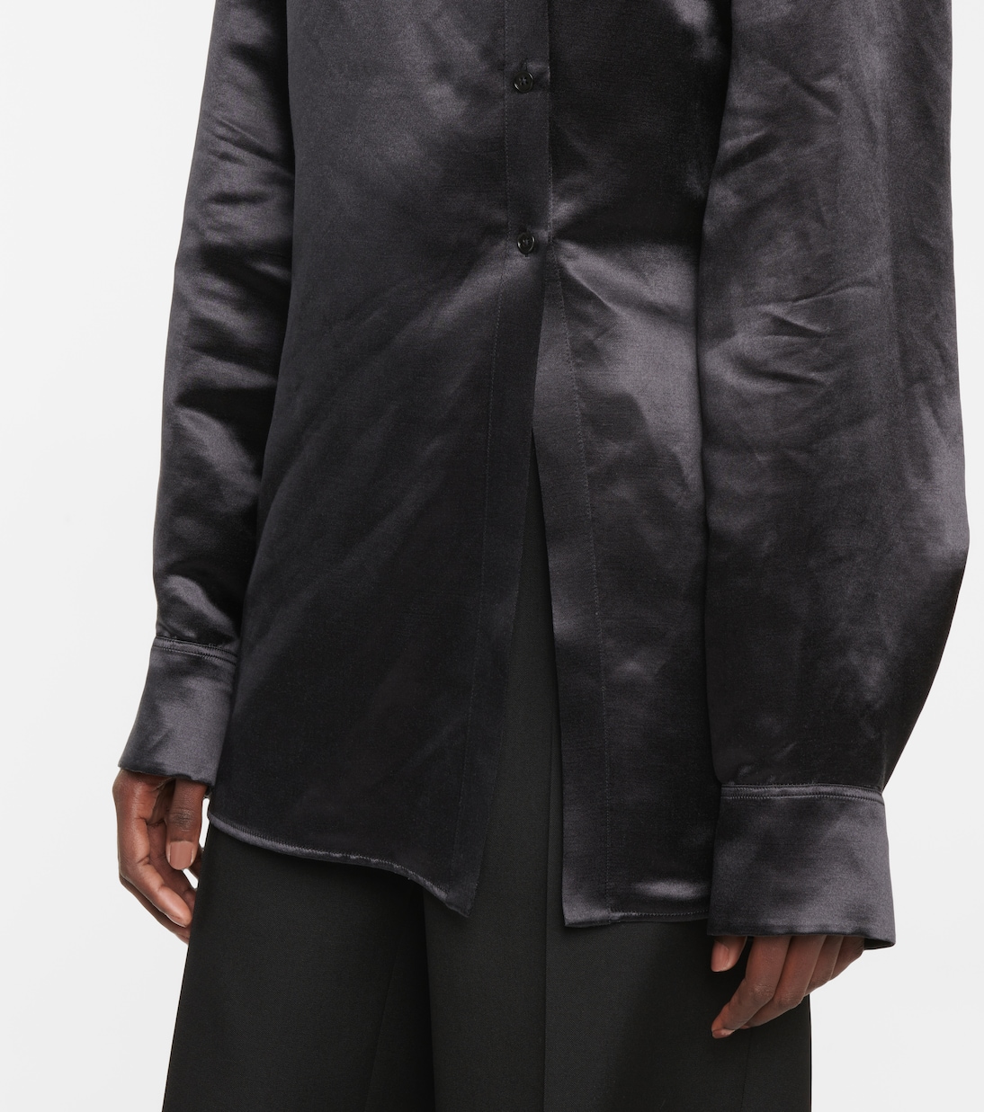 Hemd aus Satin | Jil Sander