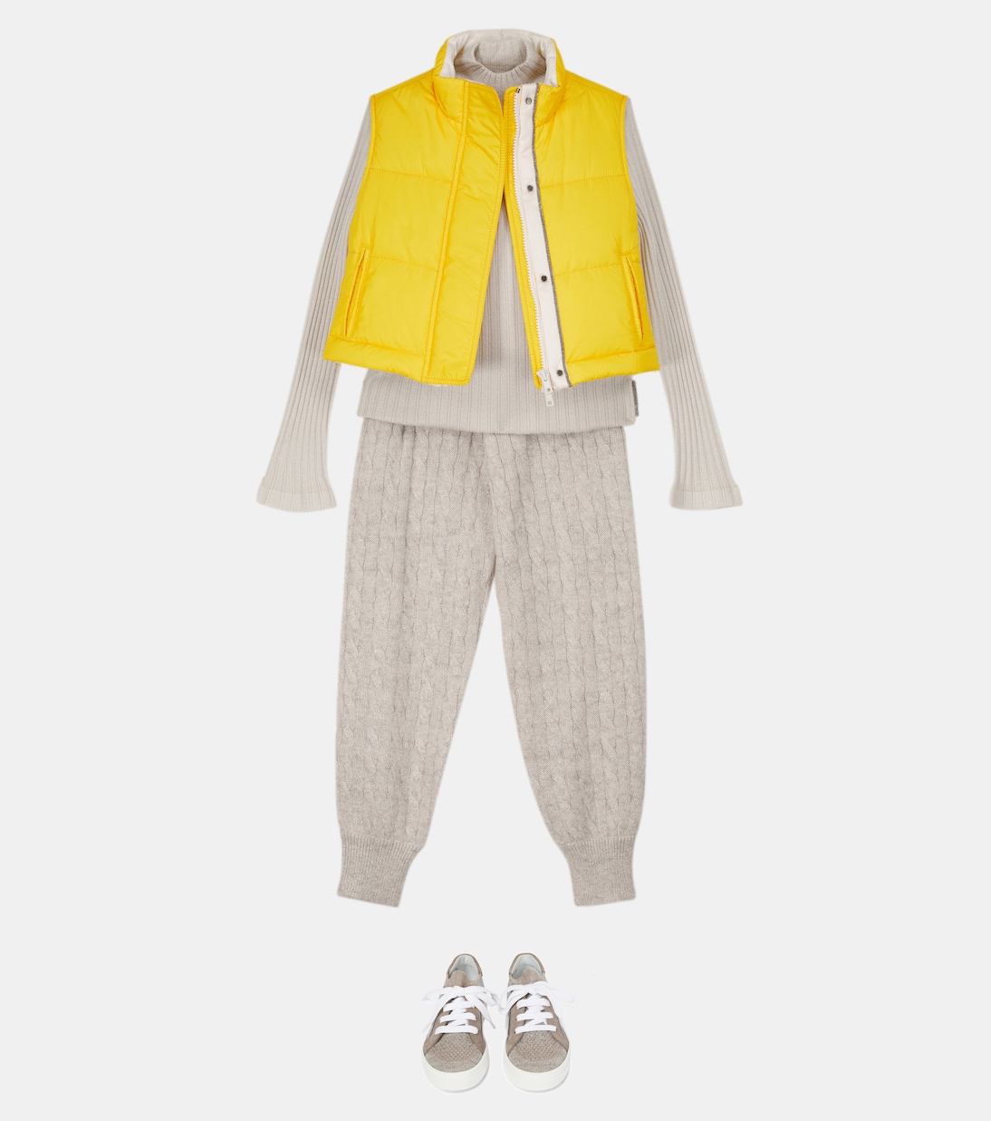 Jogginghose aus Strick | Brunello Cucinelli Kids
