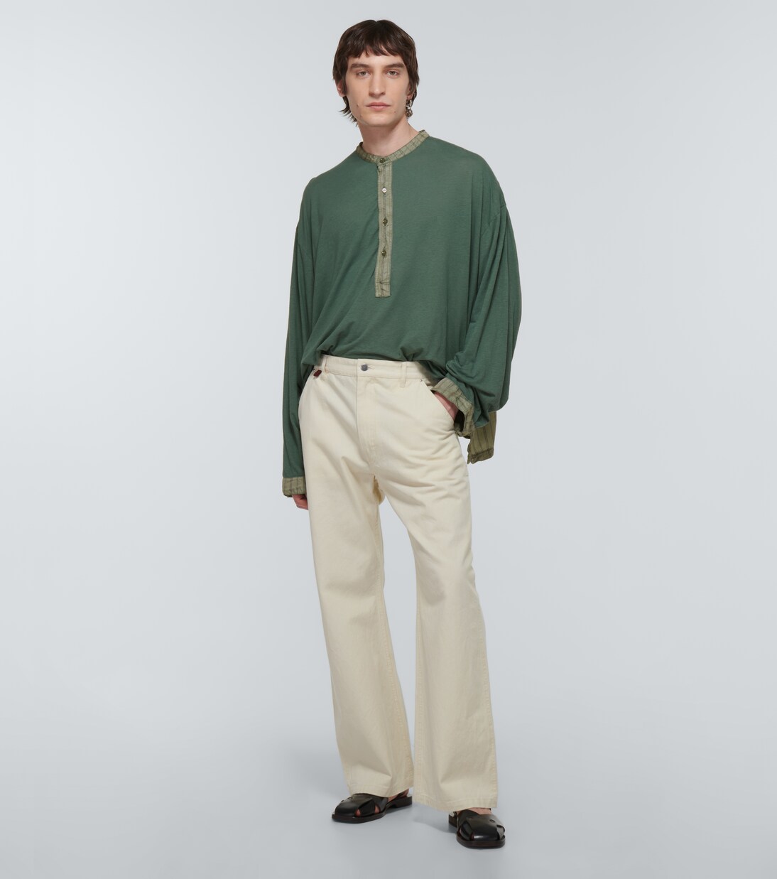 Langarmshirt aus einem Baumwollgemisch | Acne Studios