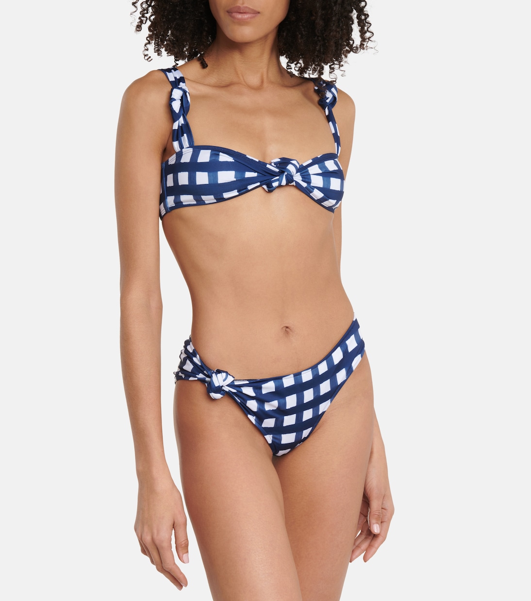 Top de bikini Le Haut Vichy a cuadros | Jacquemus