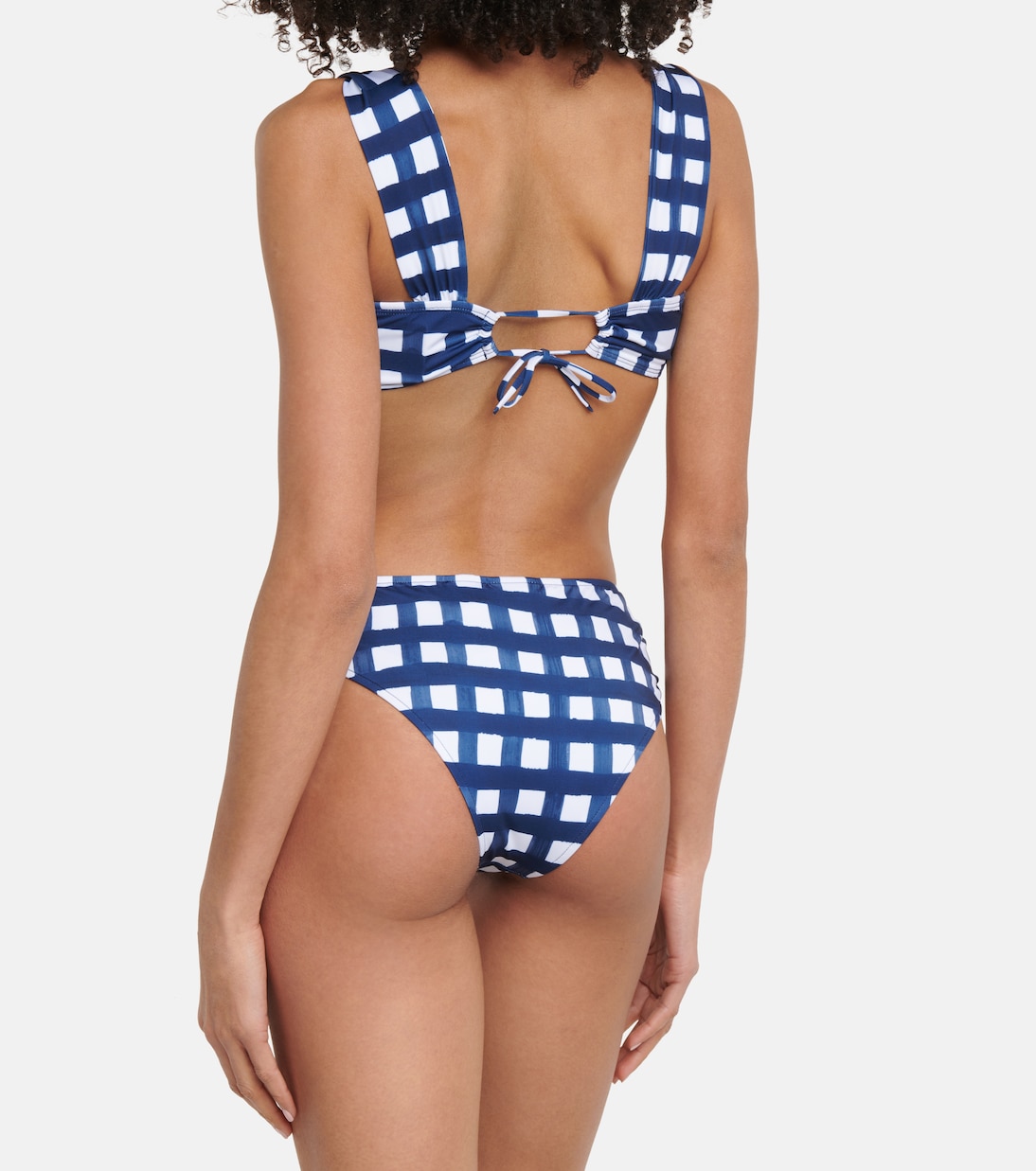 Top de bikini Le Haut Vichy a cuadros | Jacquemus
