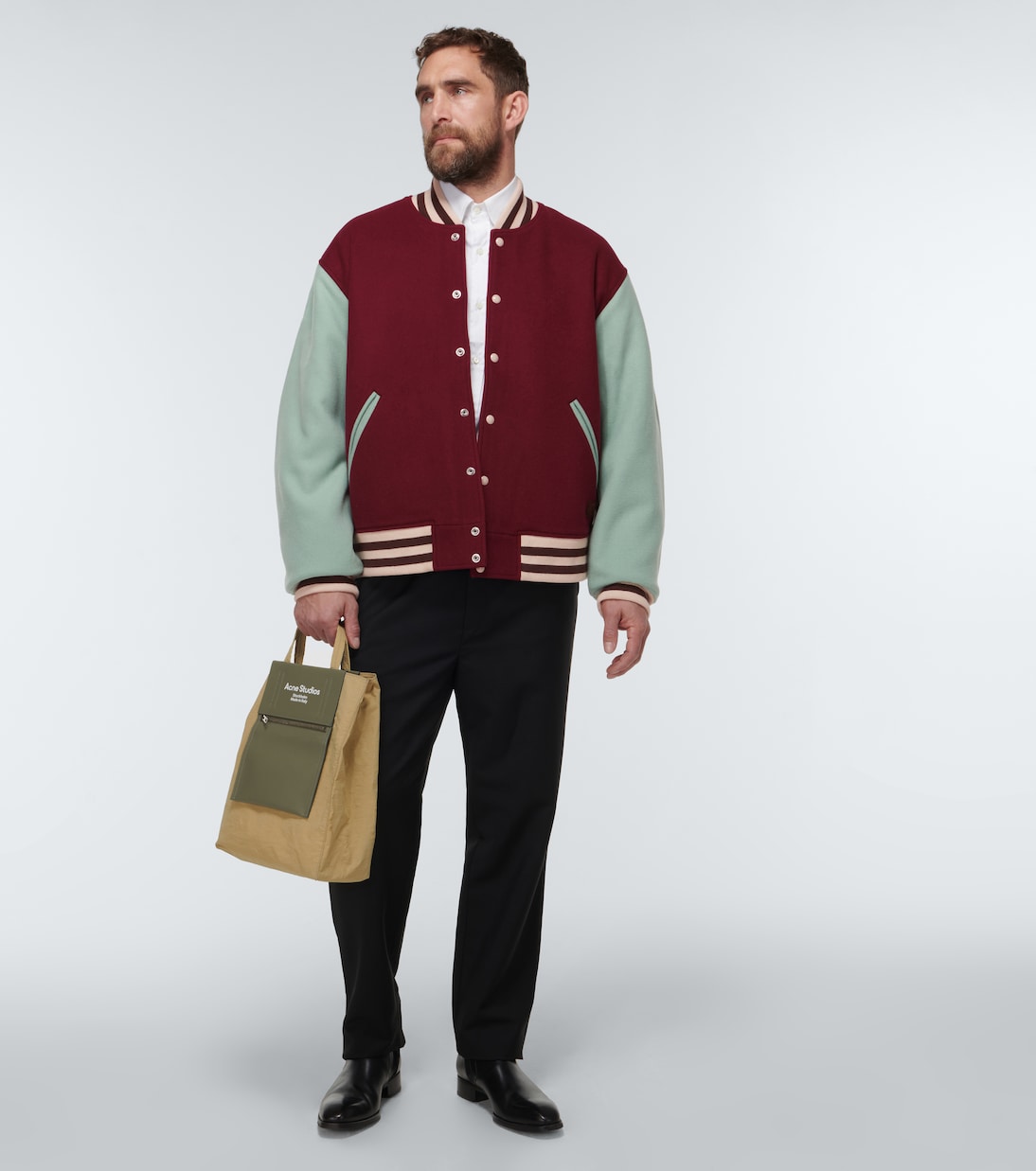 Wool-blend varsity jacket | Acne Studios