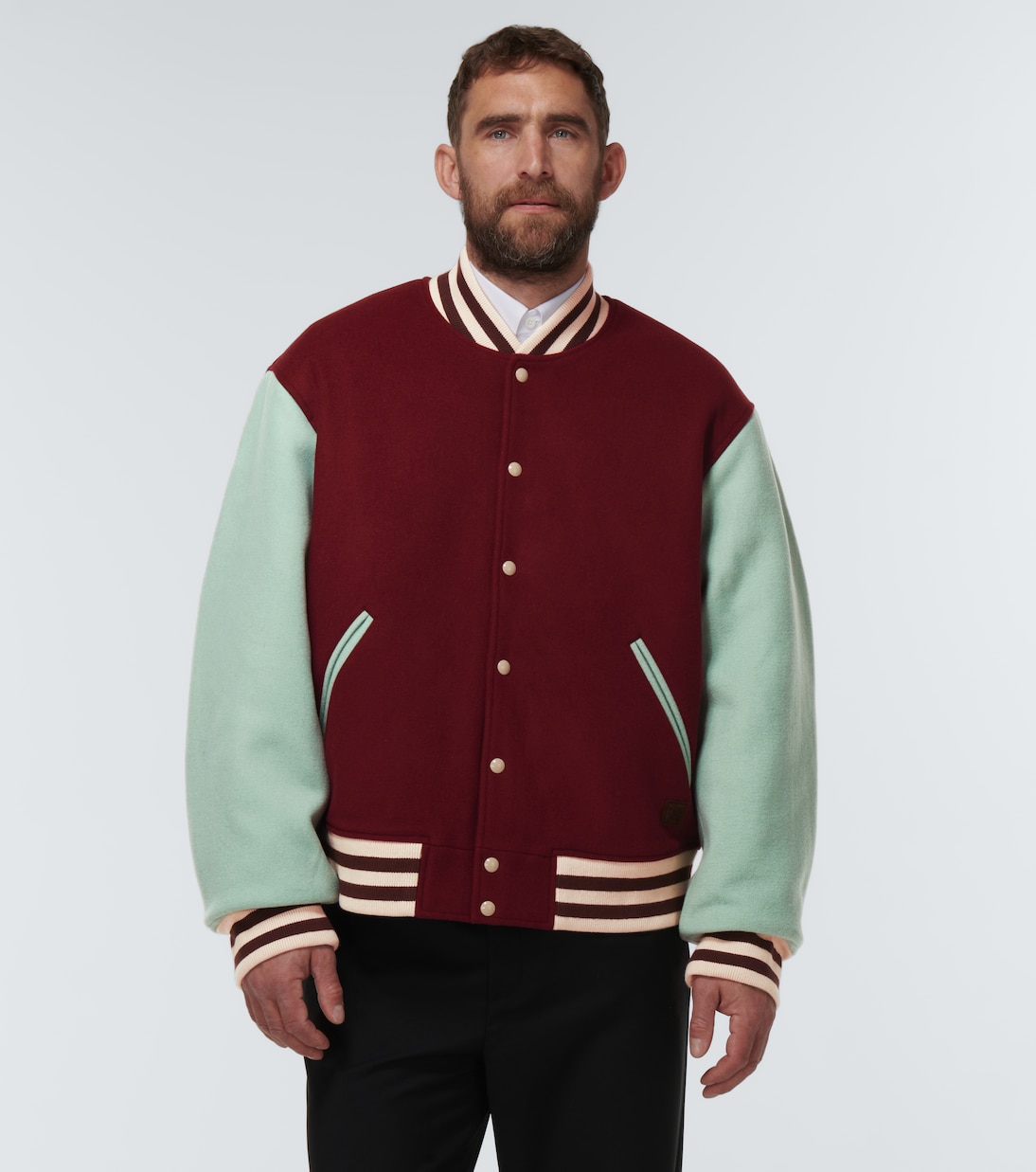 Wool-blend varsity jacket | Acne Studios