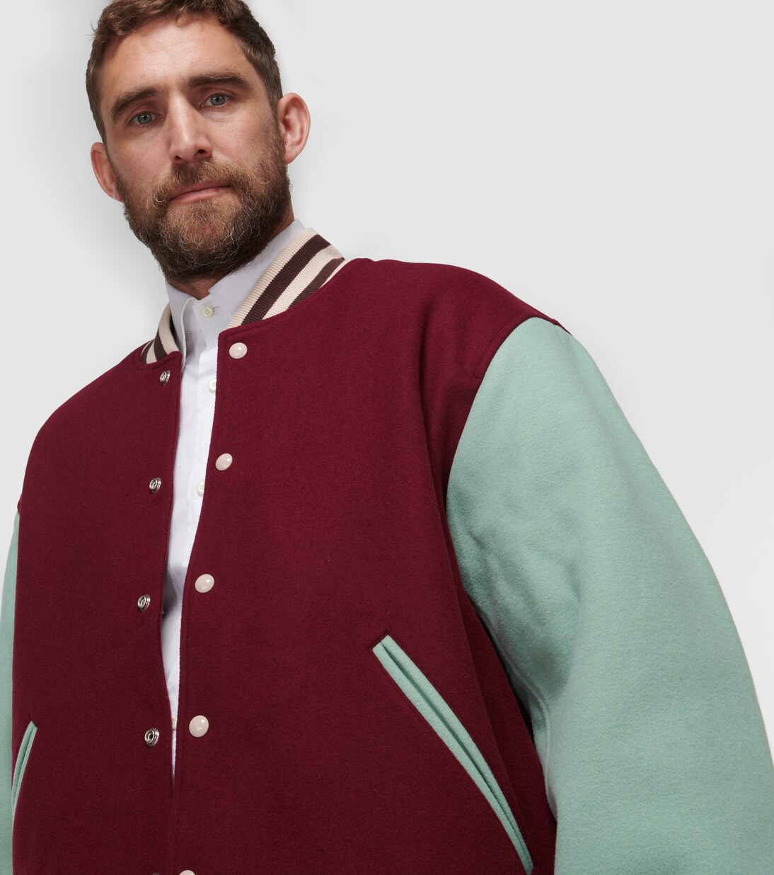Wool-blend varsity jacket | Acne Studios