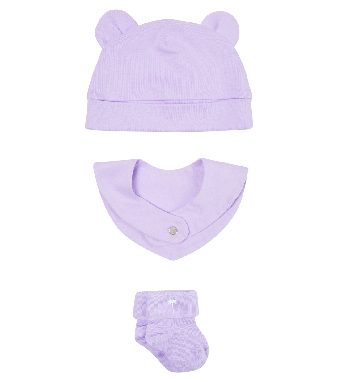 Bebé - set de gorro y babero | Palm Angels Kids