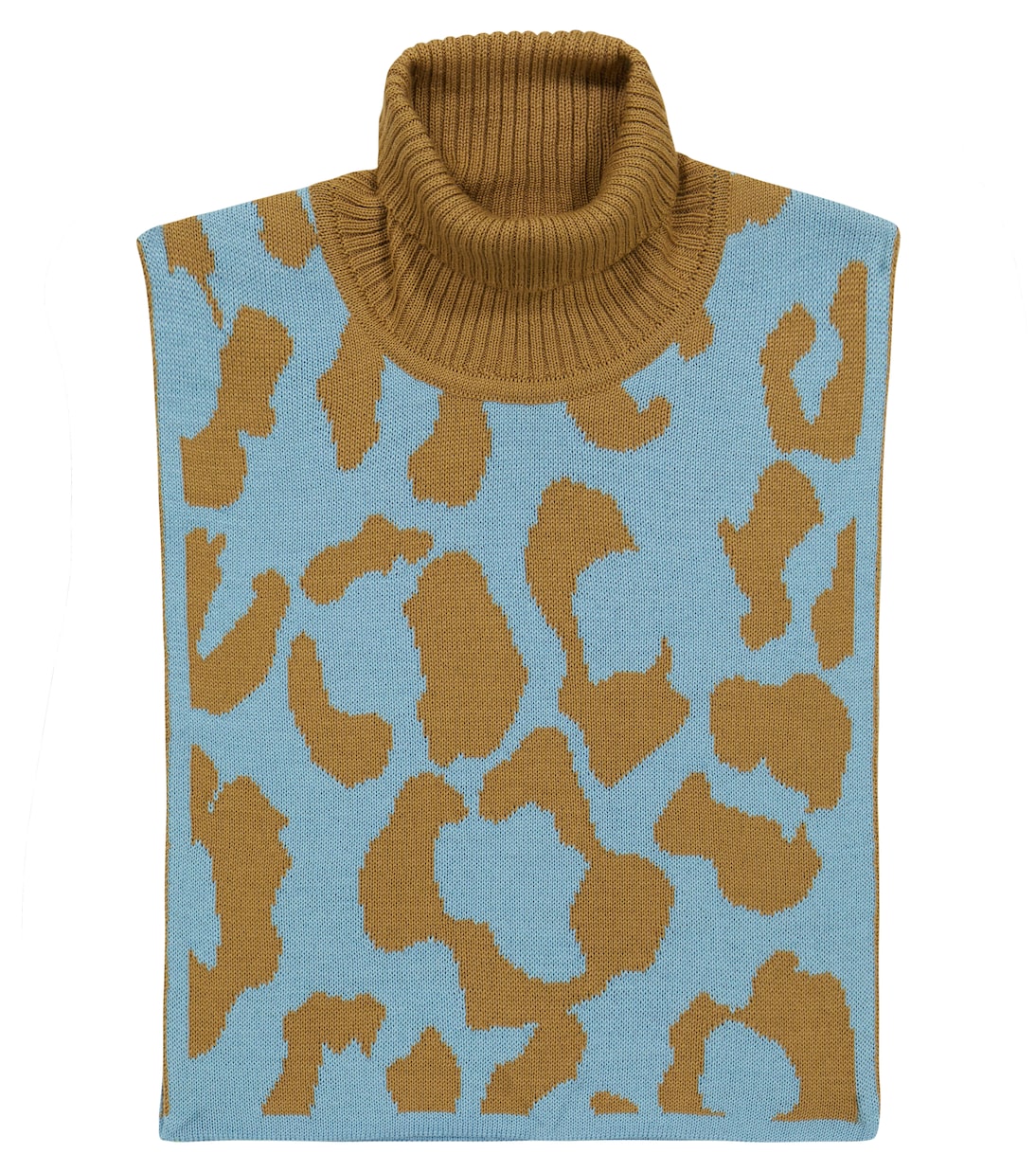 Intarsia-knit wool-blend shawl | Paade Mode