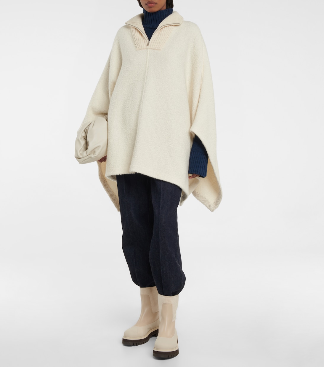 Poncho Britney de seda y cachemir | Loro Piana