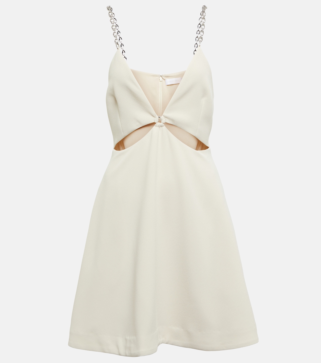 Vestido corto Ellis de crepé con adornos | Simkhai