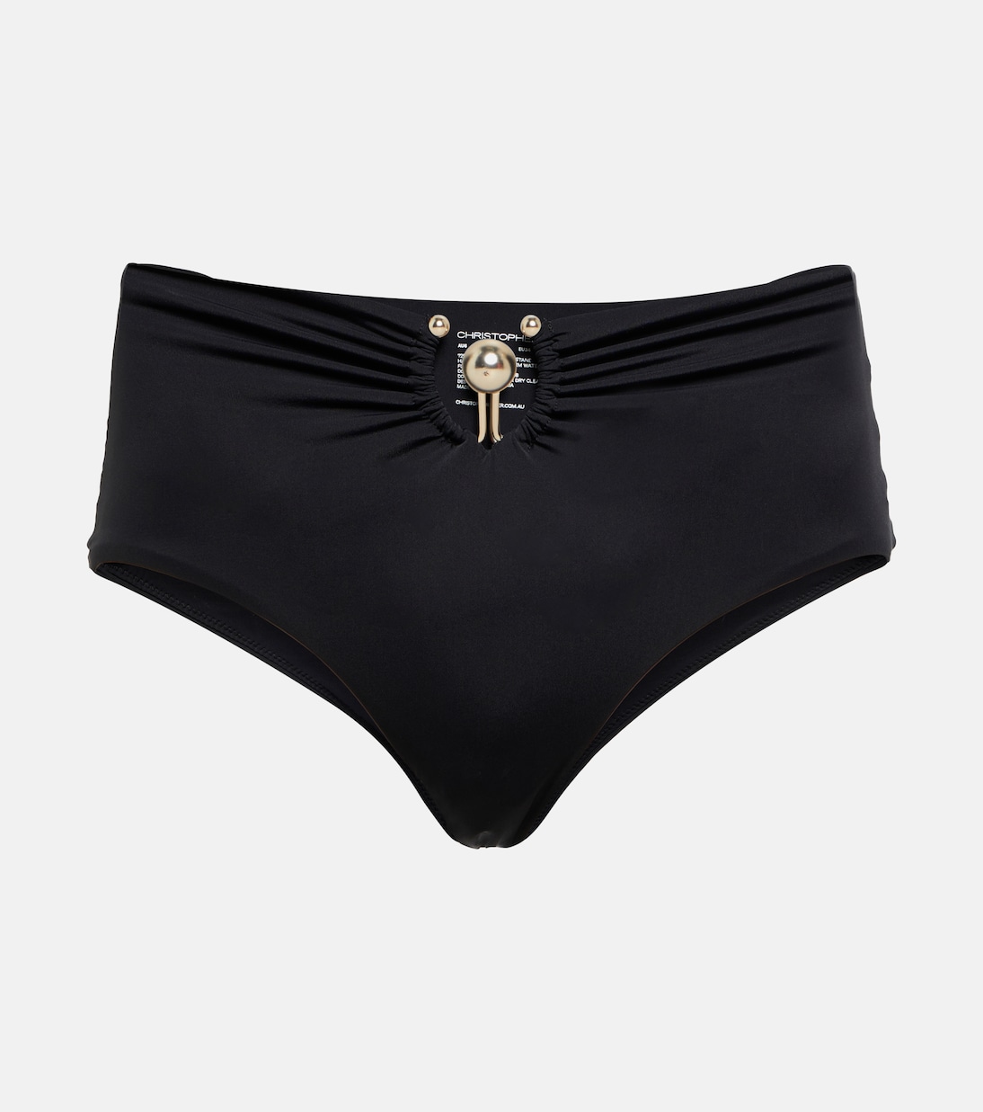 Culotte de bikini Orbit à taille haute | Christopher Esber