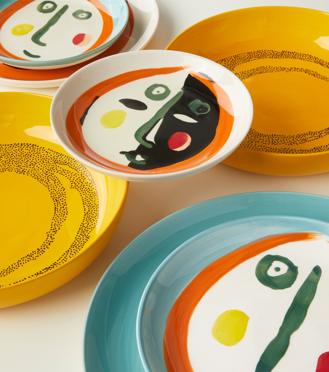 Set di 4 piatti Feast Face 2 Extra Small | Serax