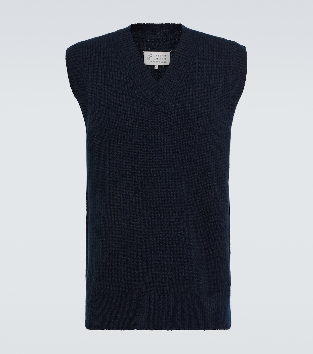Donegal wool and cashmere tabard vest | Maison Margiela