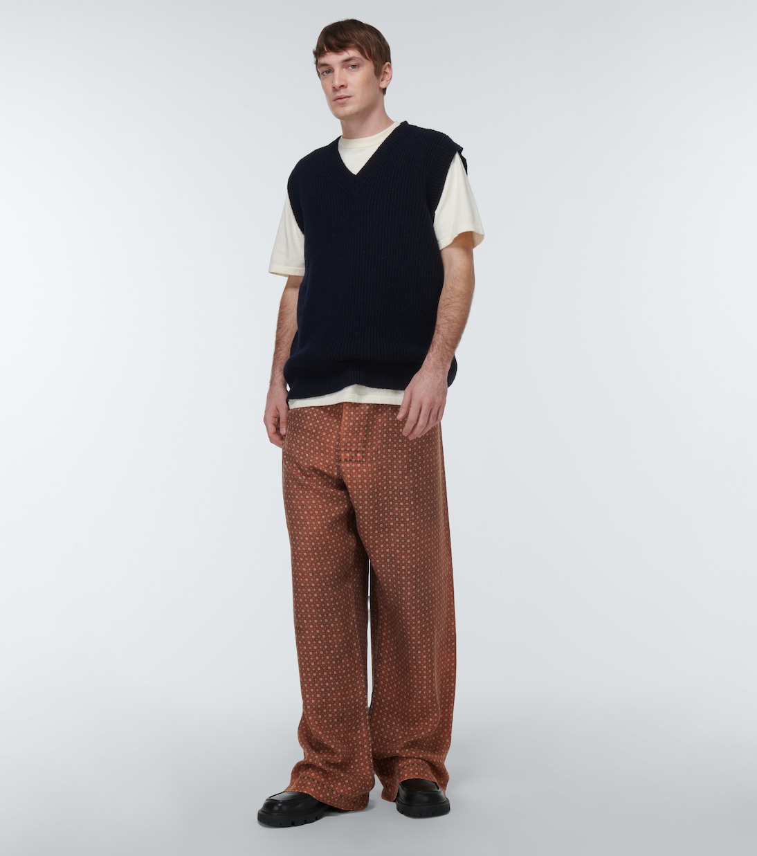 Donegal wool and cashmere tabard vest | Maison Margiela