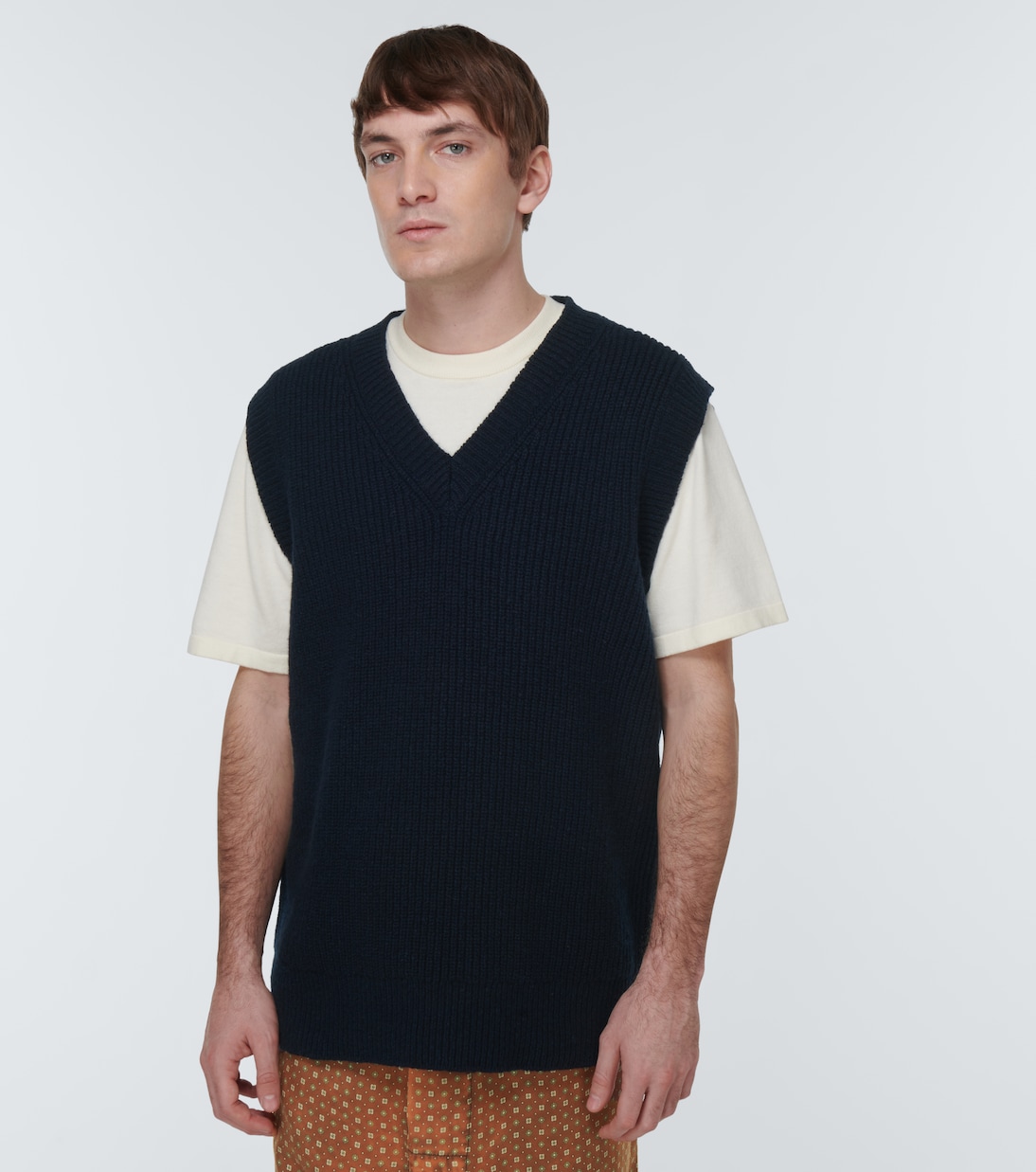 Donegal wool and cashmere tabard vest | Maison Margiela