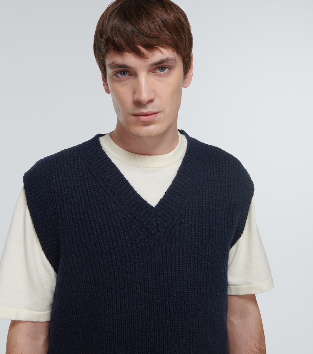 Donegal wool and cashmere tabard vest | Maison Margiela
