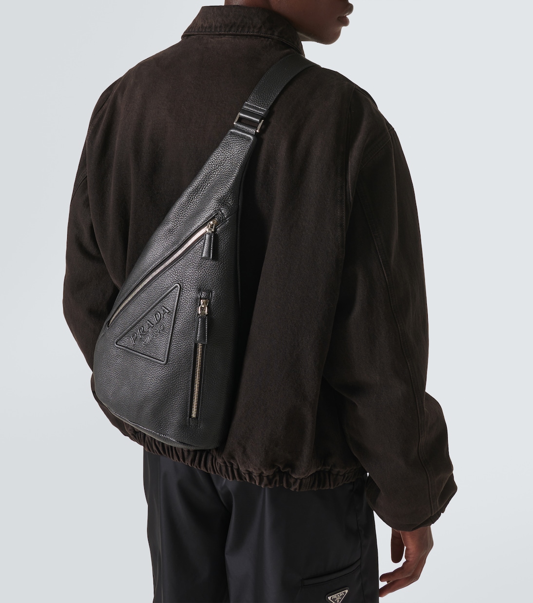 Messenger Bag Cross aus Leder | Prada