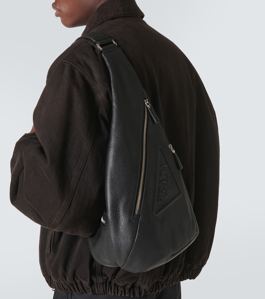 Messenger Bag Cross aus Leder | Prada