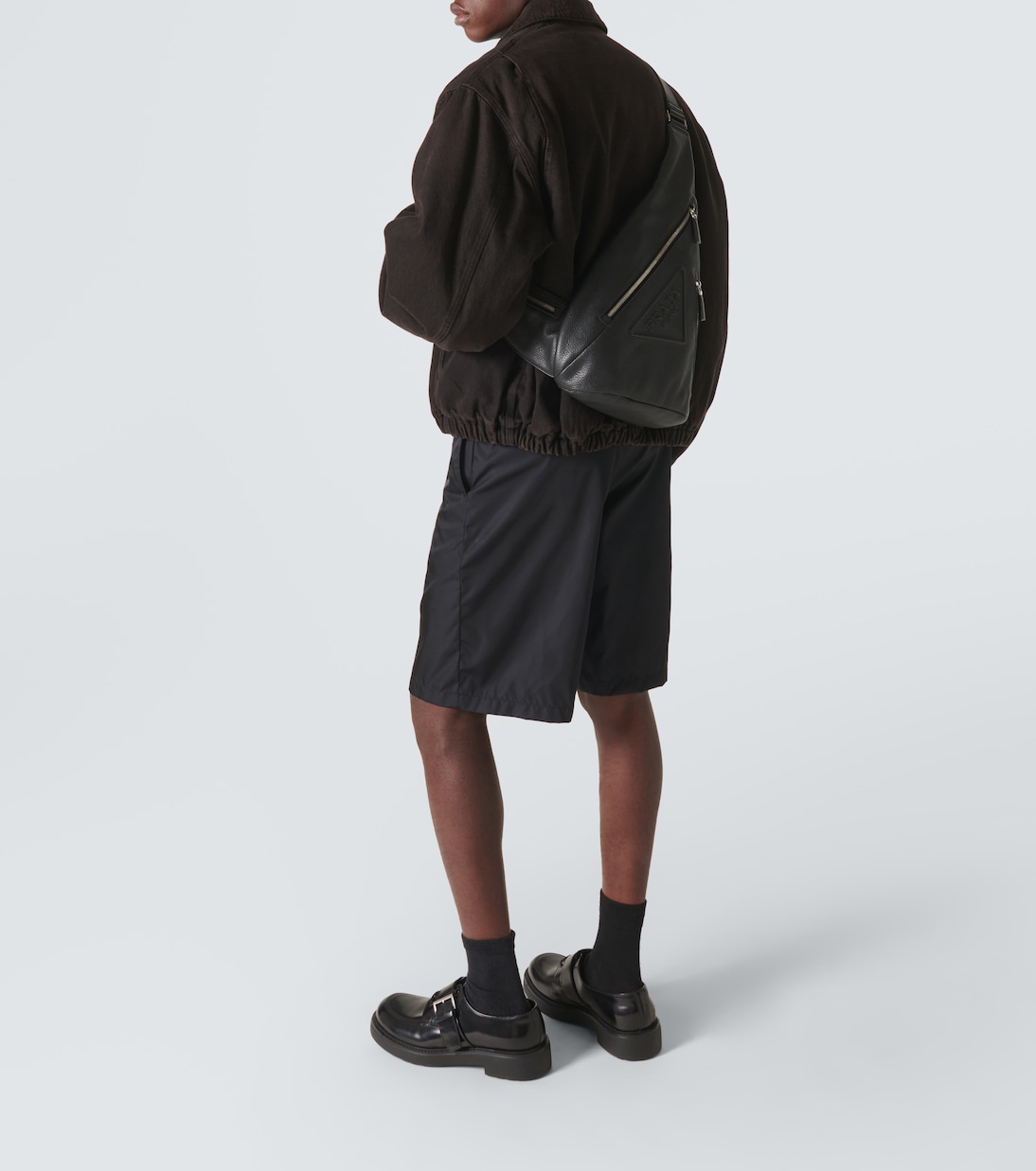Messenger Bag Cross aus Leder | Prada