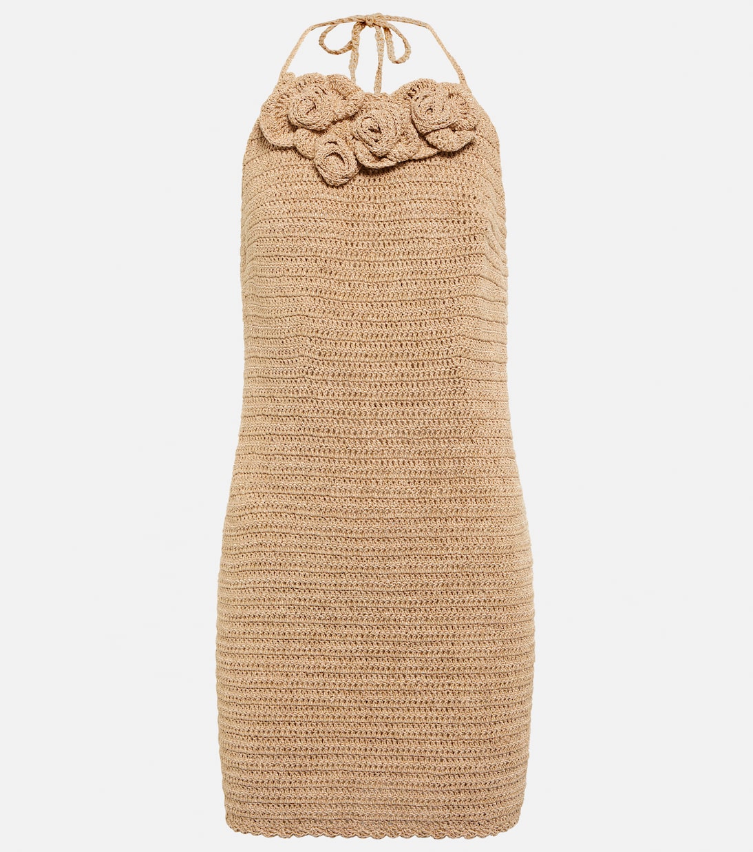 Crochet cotton-blend minidress | Magda Butrym