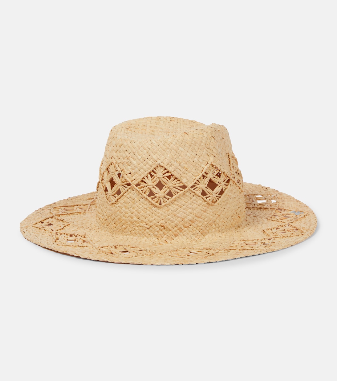 Embroidered straw fedora | Ruslan Baginskiy