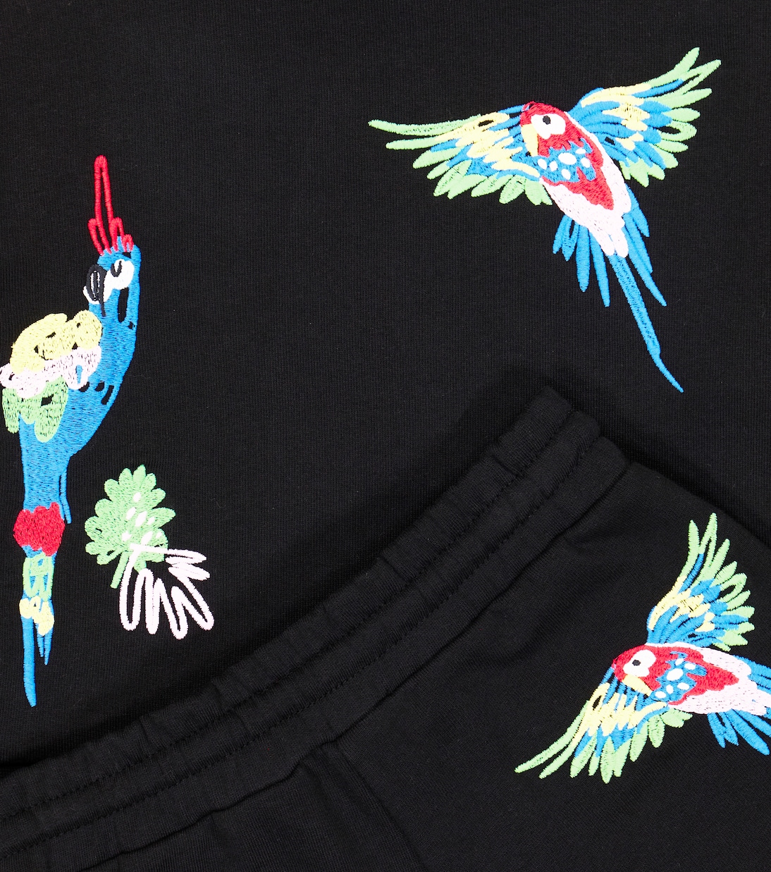Set de sudadera y shorts de algodón | Stella McCartney Kids