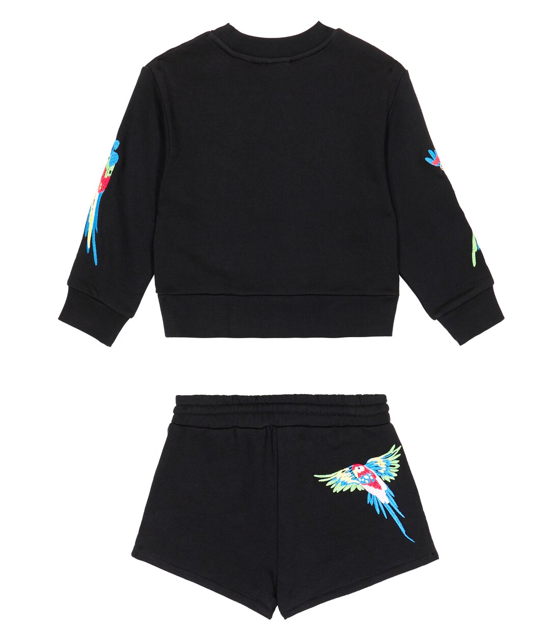 Set de sudadera y shorts de algodón | Stella McCartney Kids