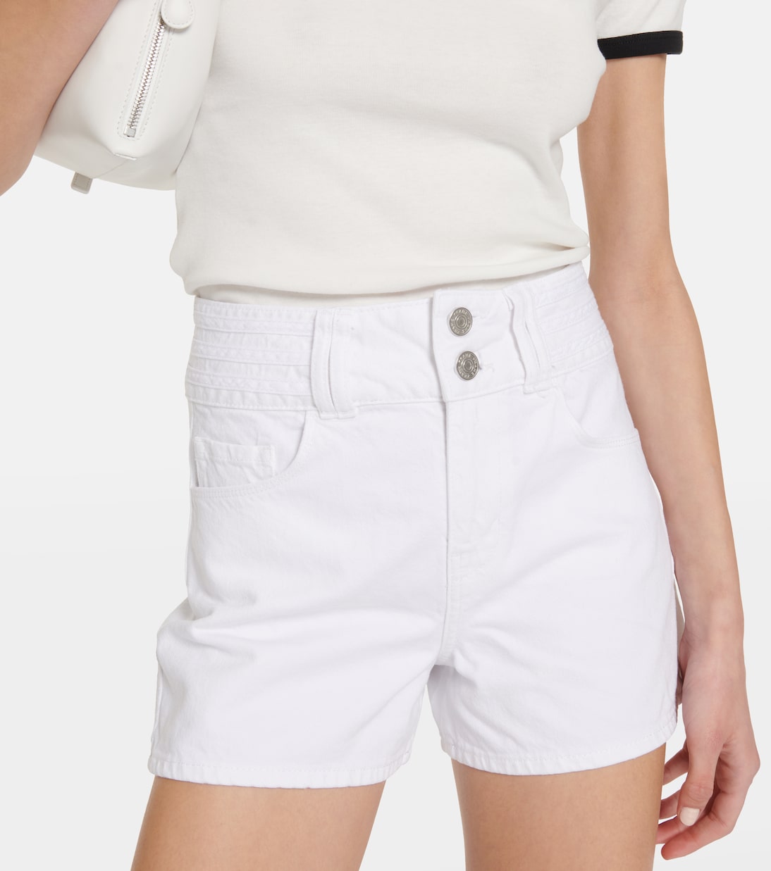Shorts di jeans a vita alta | Frame