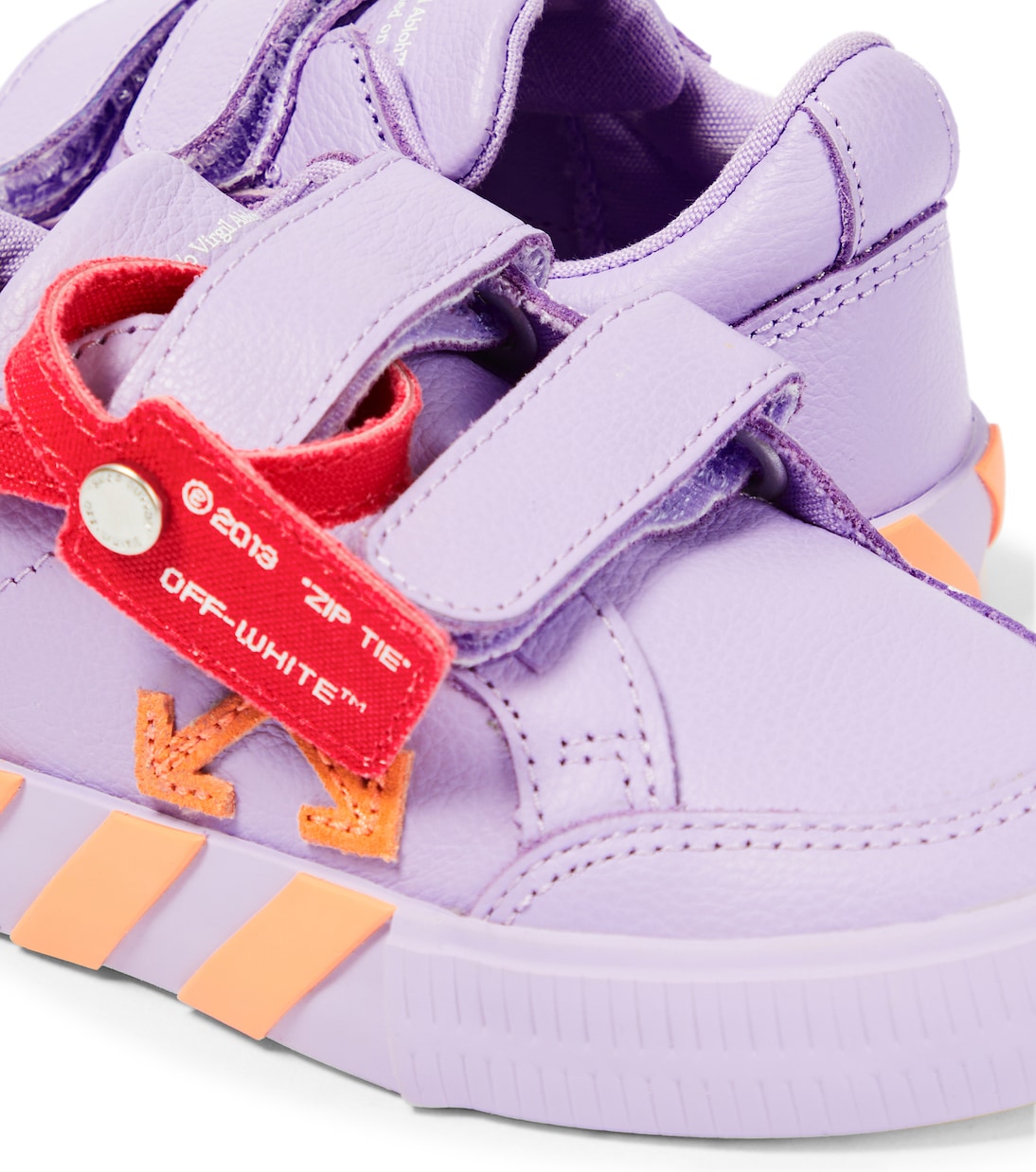 Baskets Low Vulcanized en cuir | Off-White Kids