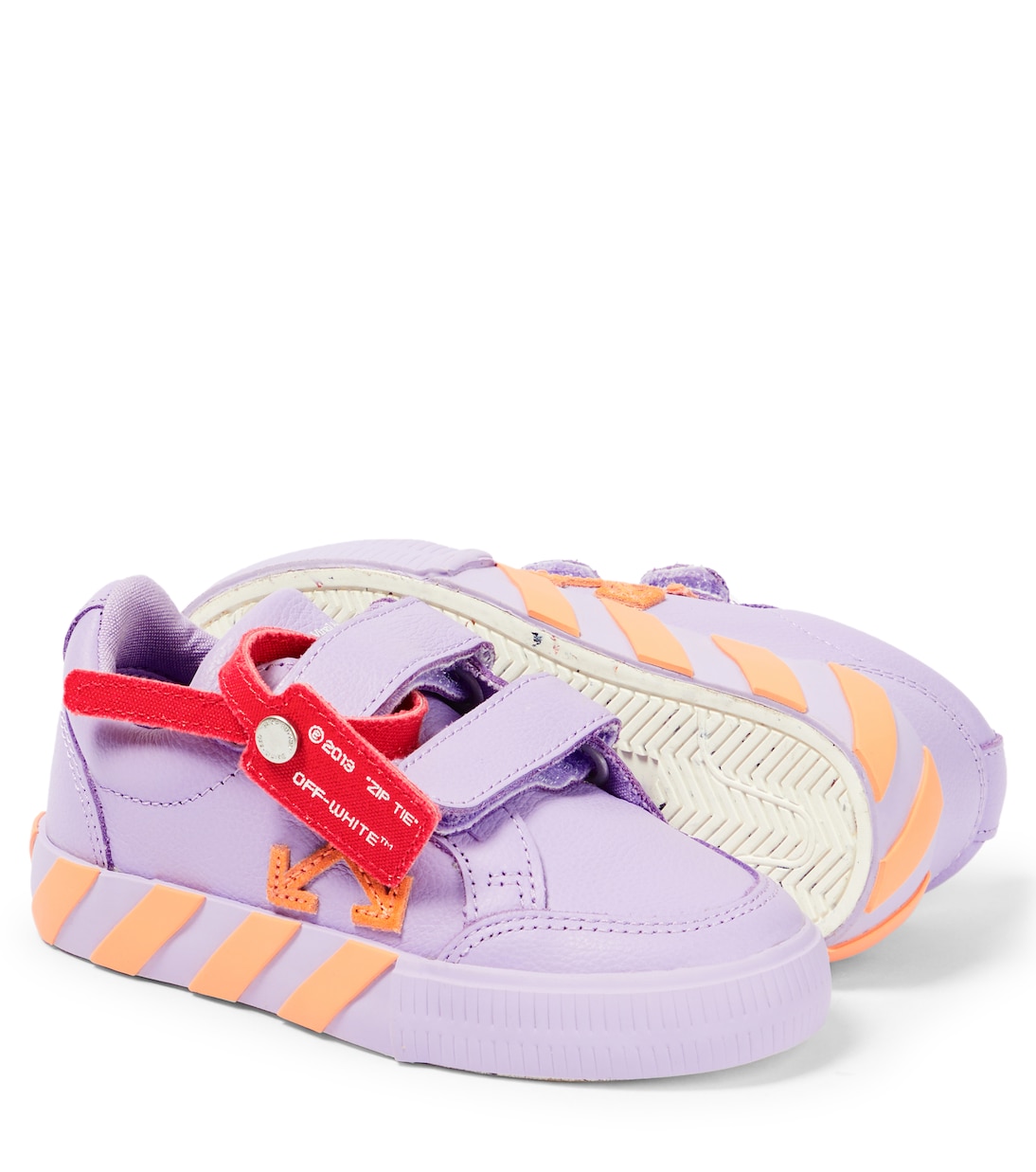 Baskets Low Vulcanized en cuir | Off-White Kids