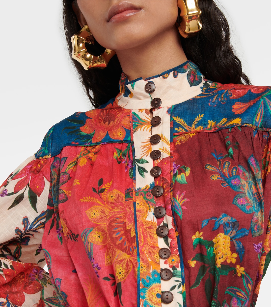 Printed cotton minidress | Zimmermann