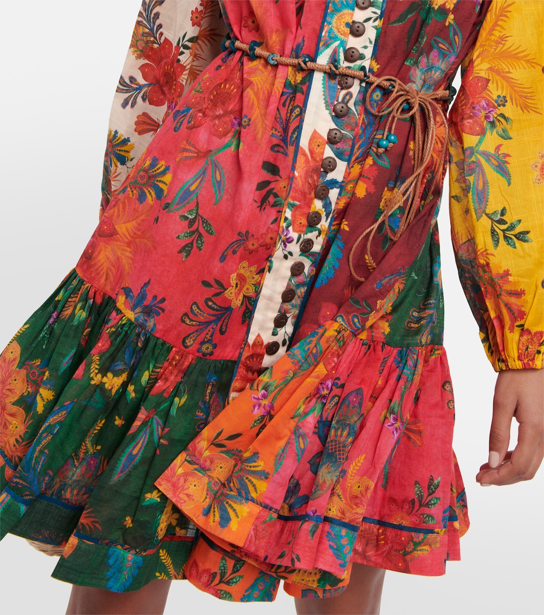 Printed cotton minidress | Zimmermann