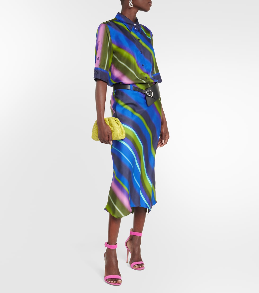 Midirock aus Seiden-Twill | Dorothee Schumacher