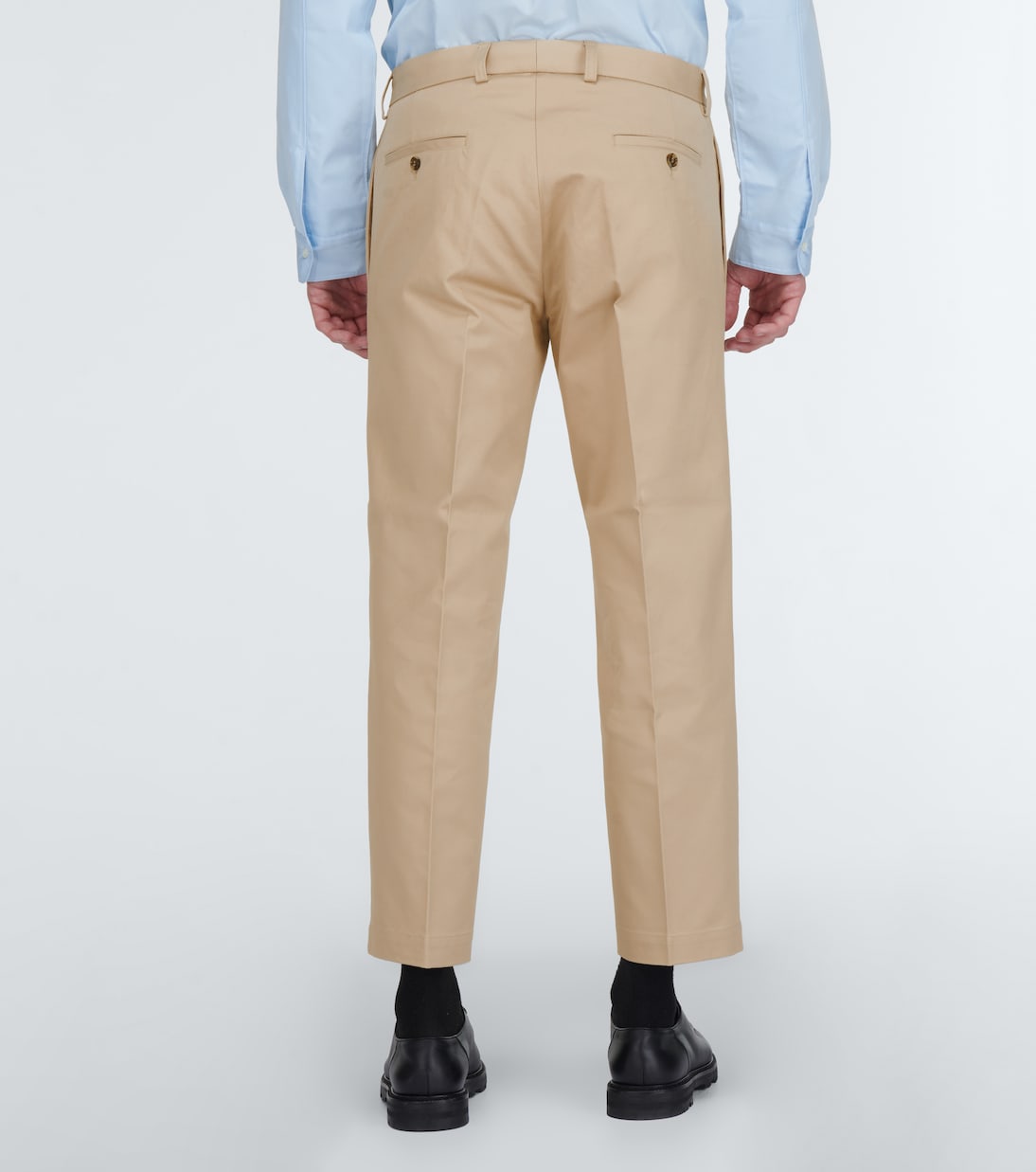 Pantalones rectos de gabardina | Junya Watanabe